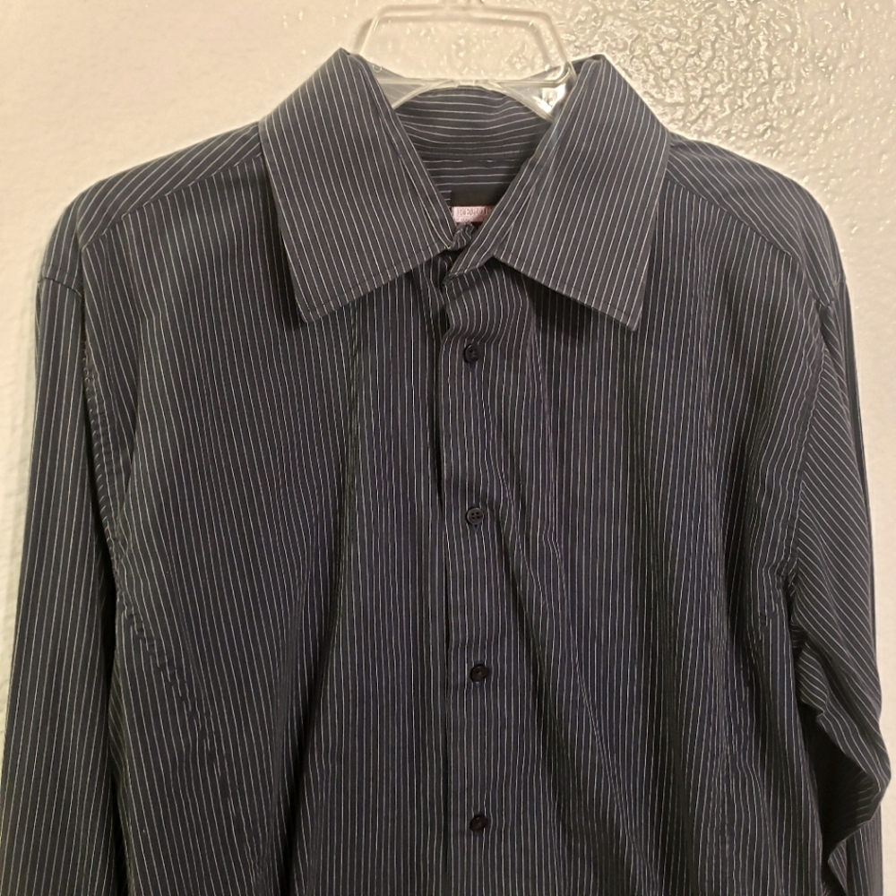 Men's Report Collection Long Sleeve Button Dress Shirt